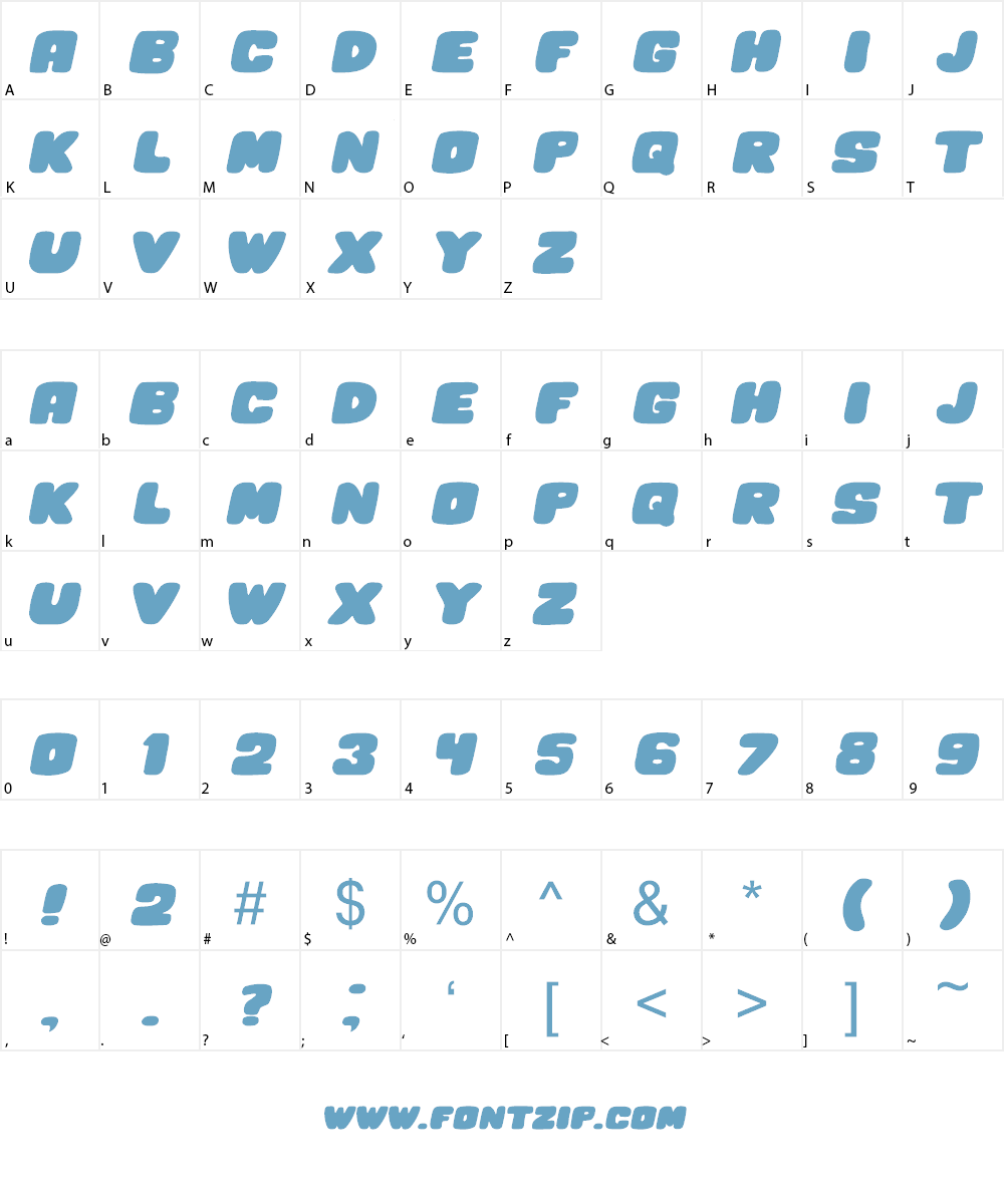 Hesitation Font Character
